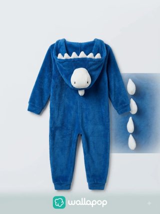 Pijama tiburón azul