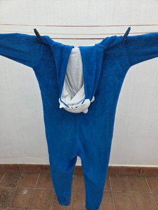 Pijama tiburón azul