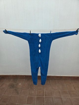 Pijama tiburón azul