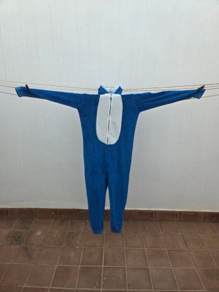Pijama tiburón azul