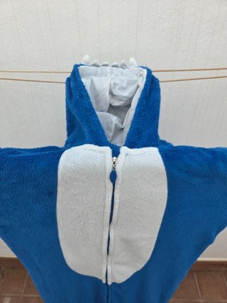 Pijama tiburón azul