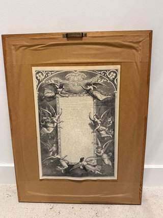 Dúo de cuadros vintage religiosos