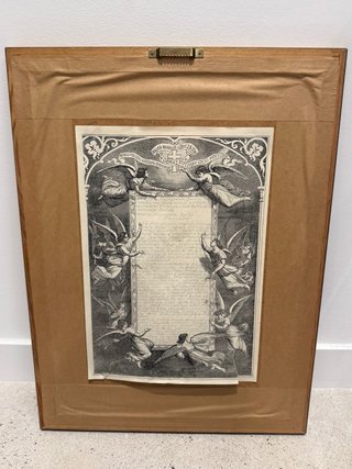 Dúo de cuadros vintage religiosos