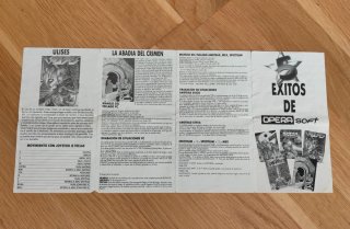 Manual juego 5 Éxitos Opera Soft PC - 90s