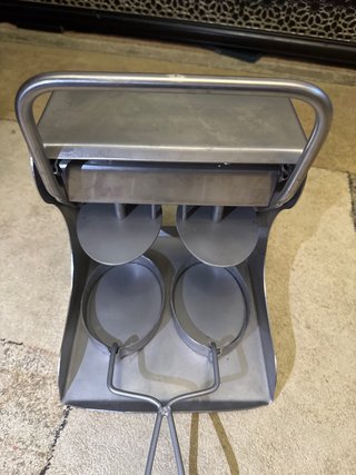Molde para 2 hamburguesas