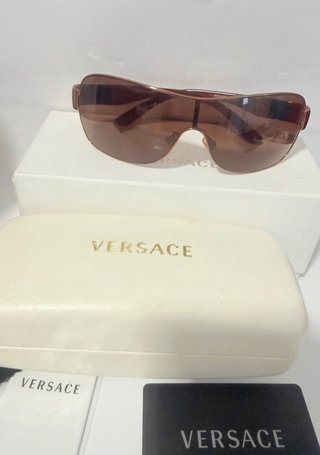 Gafas de sol Versace Marrón y Dorado
