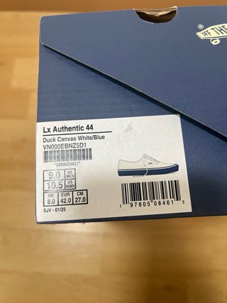 Zapatillas Vans Blancas y Azules