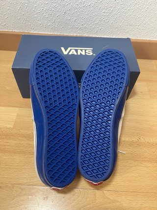 Zapatillas Vans Blancas y Azules