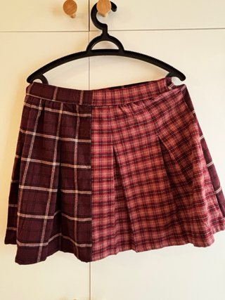 Falda Hollister cuadros talla M