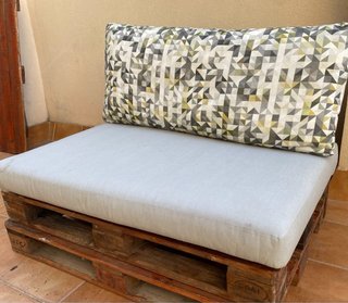 Cojines para sofá de palets 120*80 cm