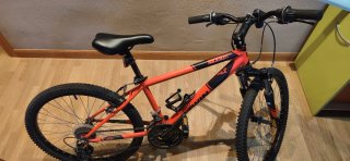 Bicicleta Montaña Rockrider 500 Naranja