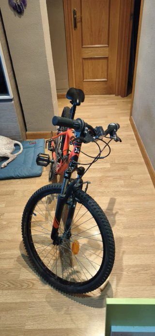 Bicicleta Montaña Rockrider 500 Naranja