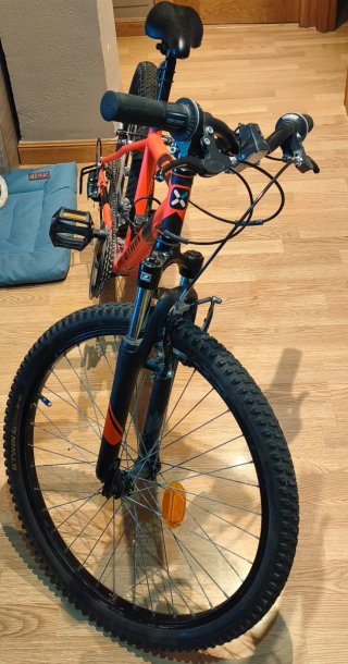 Bicicleta Montaña Rockrider 500 Naranja