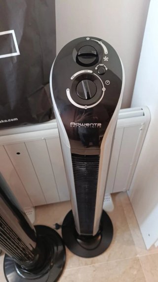 2 Ventiladores de Pie Rowenta y Wowdsgn