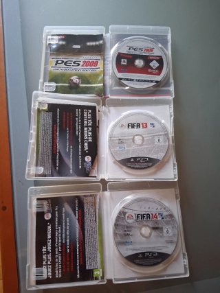 3 Juegos PS3: FIFA 13, FIFA 14, PES 2009