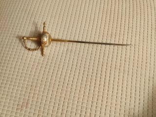 Espada decorativa para cartas