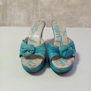 Tacones Zancos Y2K Azul