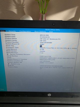 Ordenador Portátil HP i3 decima generación