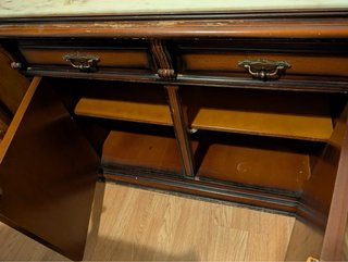 Mueble de entrada de madera