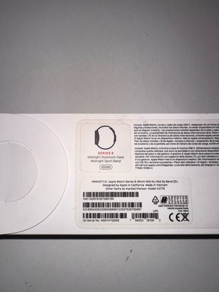 Apple Watch Series 8 45mm Aluminio Midnight
