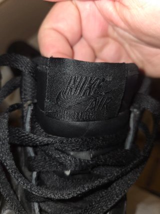 Nike Air Force 1 Low Triple Black Talla 38.5