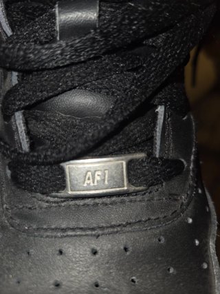 Nike Air Force 1 Low Triple Black Talla 38.5