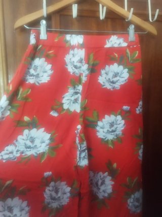 Pantalón palazzo estampado (medidas en descripción