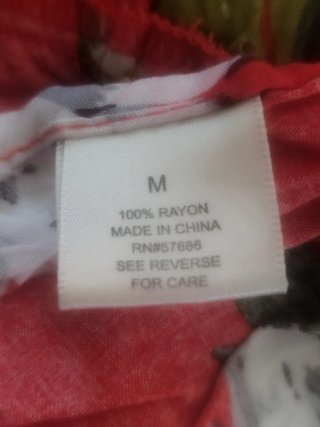 Pantalón palazzo estampado (medidas en descripción