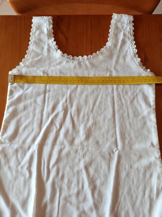 Enagua/Camisón Vintage Niña Blanco