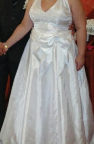 Vestido de Novia Blanco muy elegante y bonito