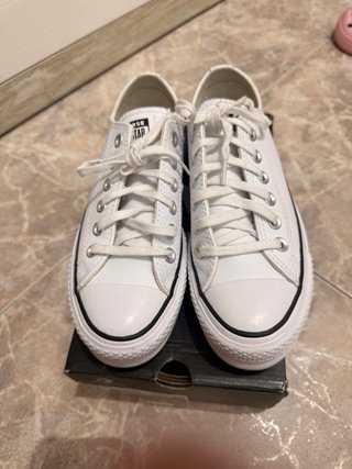 Converse plataforma blancas talla 35