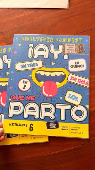 Matemáticas 6, Tercer Ciclo Primaria, Edelvives...