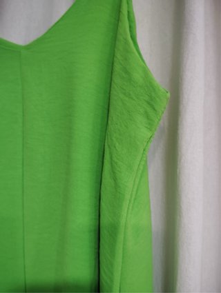 Vestido verde lima tirantes