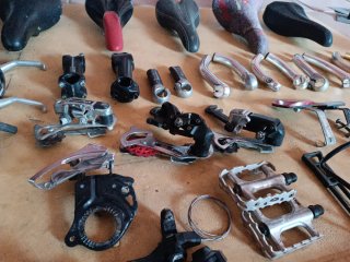 Lote piezas MTB