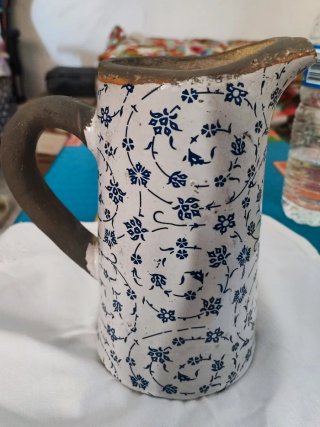 Jarra cerámica rústica vintage Holandesa