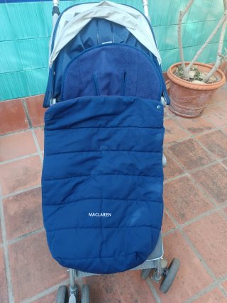 Carrito Bebé Maclaren Azul
