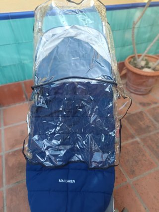 Carrito Bebé Maclaren Azul