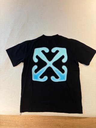 Camiseta Off-White Negra Talla S Oversize