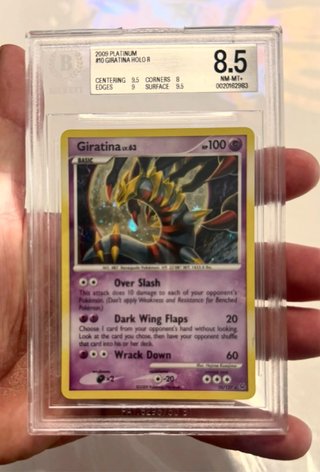 Giratina Platino Holo R BGS 8.5