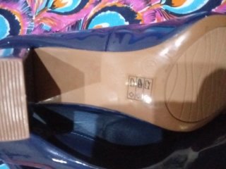Zapatos de tacón XTI azul talla 40