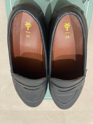 Mocasines niño piel negros Talla 35