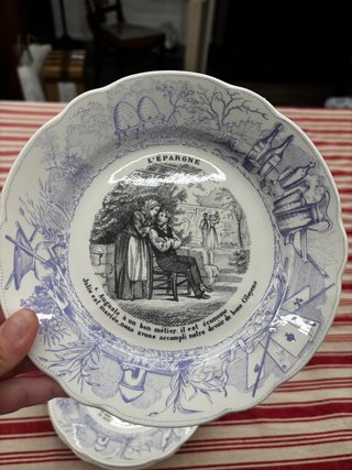 Platos parlantes franceses S.XIX