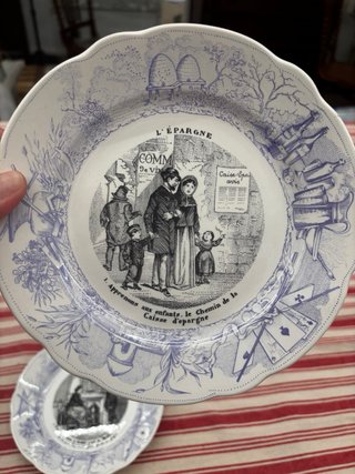 Platos parlantes franceses S.XIX