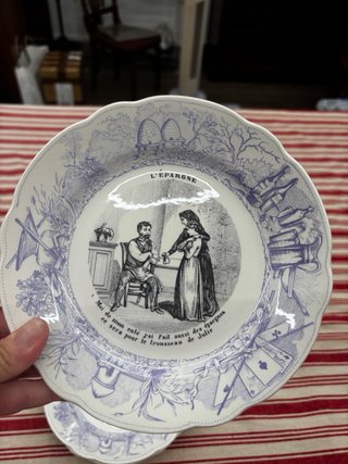 Platos parlantes franceses S.XIX