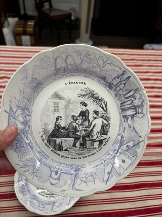 Platos parlantes franceses S.XIX