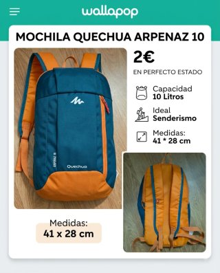 Mochila Quechua Arpenaz 10