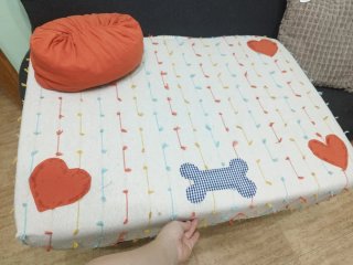 Cama para mascotas hecha a mano