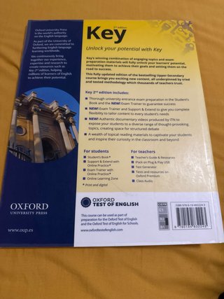 Key Bachillerato 2e 1 Language Work Book Pack