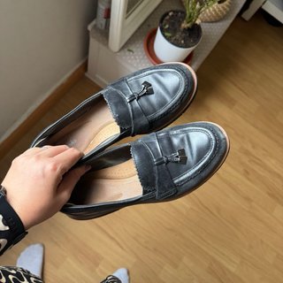 Mocasines negros de oficina