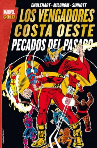 Comic MARVEL GOLD: VENGADORES COSTA OESTE COMPLETA